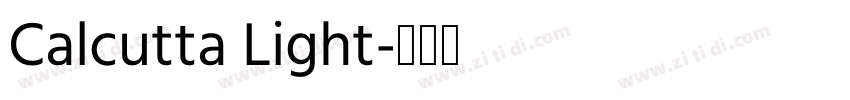 Calcutta Light字体转换